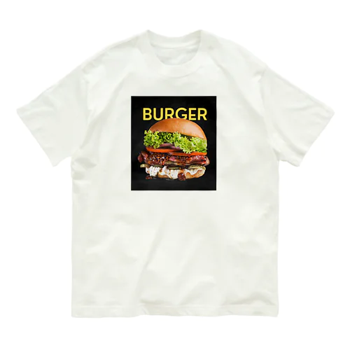BURGER オーガニックコットンTシャツ
