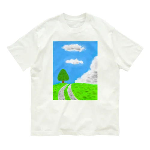 田舎道 Organic Cotton T-Shirt