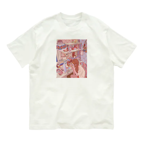 メイクする可愛いJK Organic Cotton T-Shirt