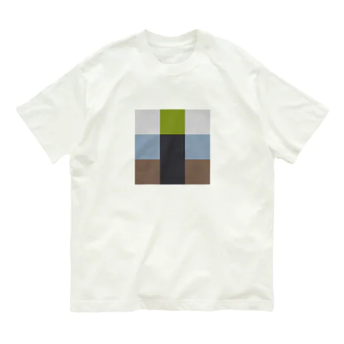 マグリット - 3×3 のドット絵 オーガニックコットンTシャツ