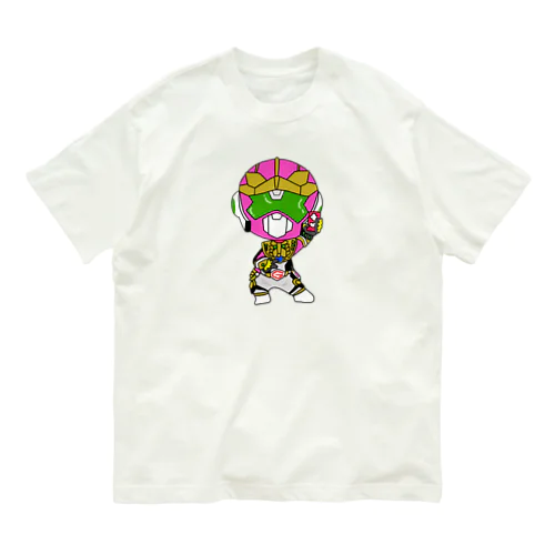 応援ヒーローガンバ李くん Organic Cotton T-Shirt