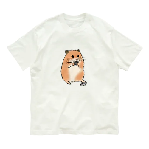 ハムちゃんとラジコン オーガニックコットンTシャツ