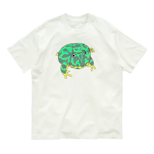 ベルツノガエルのゲコタロウ Organic Cotton T-Shirt