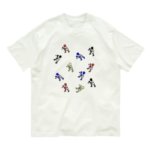 卓球めいいっぱい　卓球 Organic Cotton T-Shirt