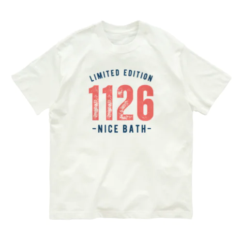 NICE BATH（前面） Organic Cotton T-Shirt