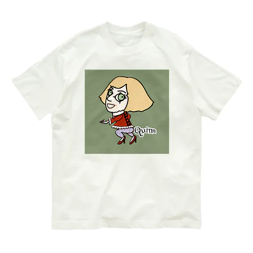 Quinn オーガニックコットンTシャツ