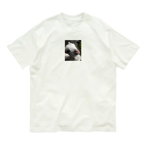 白の子やぎ Organic Cotton T-Shirt