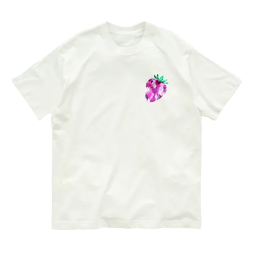 苺の宝石 オーガニックコットンTシャツ