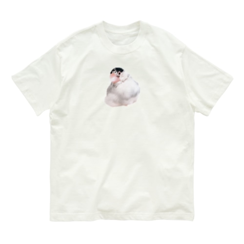 桜文鳥Tシャツ〜miichan Organic Cotton T-Shirt