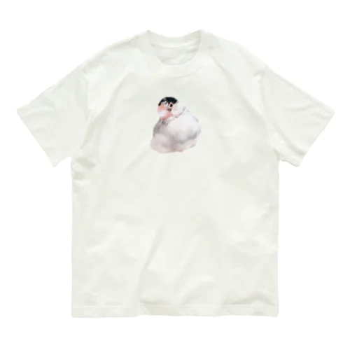 桜文鳥Tシャツ〜miichan オーガニックコットンTシャツ