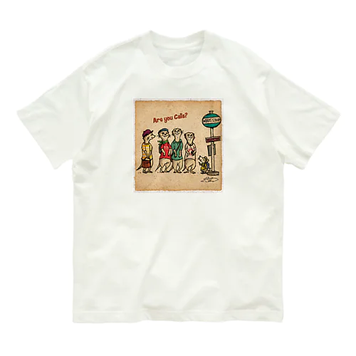 ミーアキャットとネズミくん♪ Organic Cotton T-Shirt