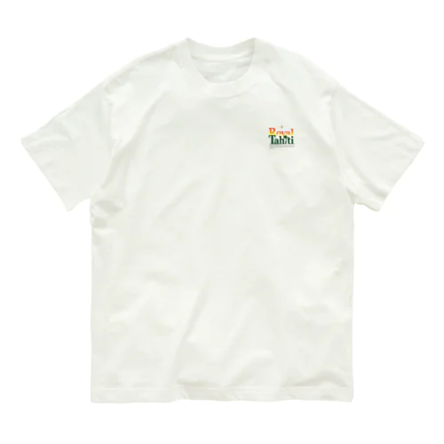 ロイヤルタヒチのロゴ入りＴシャツ オーガニックコットンTシャツ