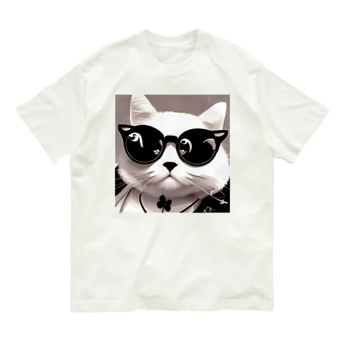 Connect Art 001 Cat Organic Cotton T-Shirt