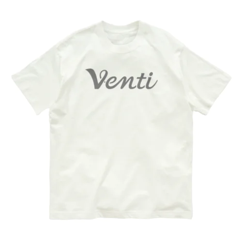 Venti_ノーマルロゴ_GD オーガニックコットンTシャツ