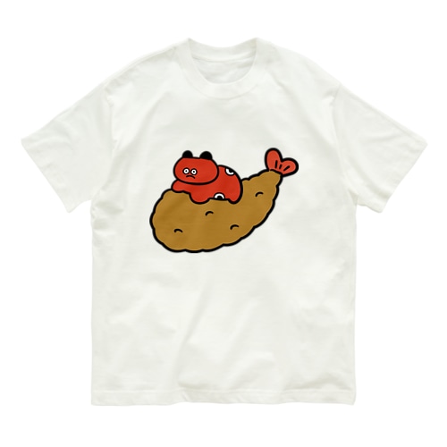 あかべことエビフライ Organic Cotton T-Shirt