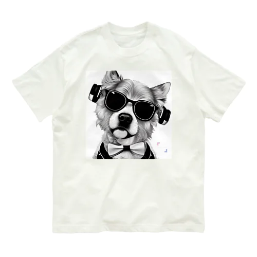 Connect Art 003 Dog オーガニックコットンTシャツ