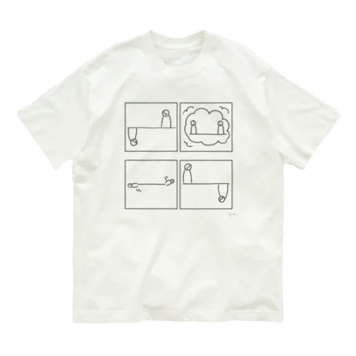 すれ違い オーガニックコットンTシャツ