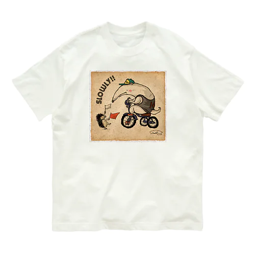 アリクイとハリネズミ Organic Cotton T-Shirt