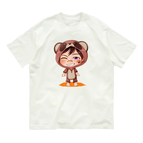 須戸コウ_着ぐるみミニキャラVer オーガニックコットンTシャツ