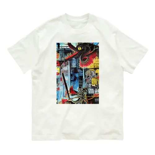 バスキアの絵画風イラスト Organic Cotton T-Shirt