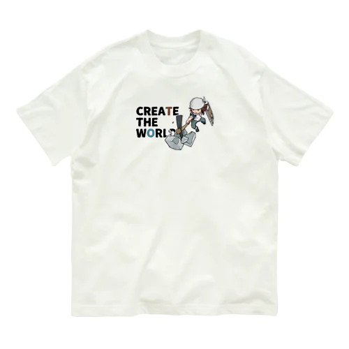 CREATE THE WORLD オーガニックコットンTシャツ