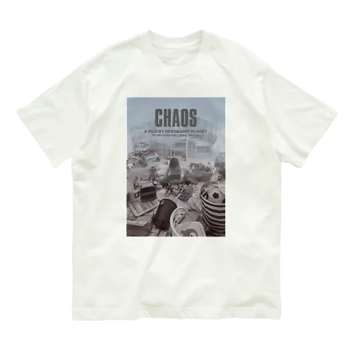 chaos（白） オーガニックコットンTシャツ