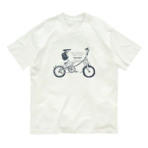 Two Wheels, One Love オーガニックコットンTシャツ