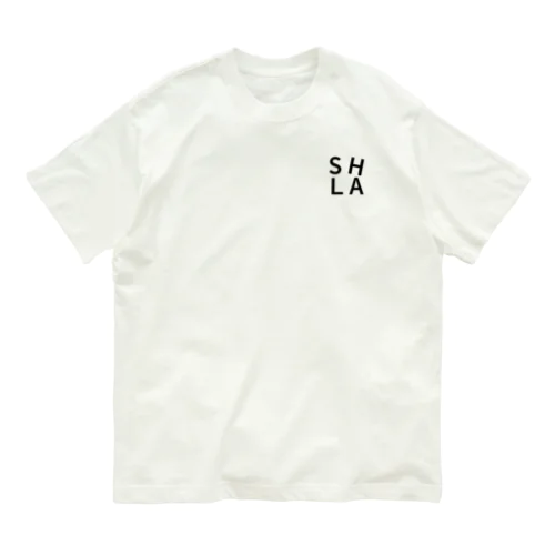 SHLA ｜Black オーガニックコットンTシャツ