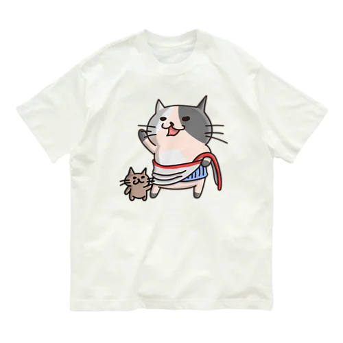 にゃうぐすとぅす オーガニックコットンTシャツ