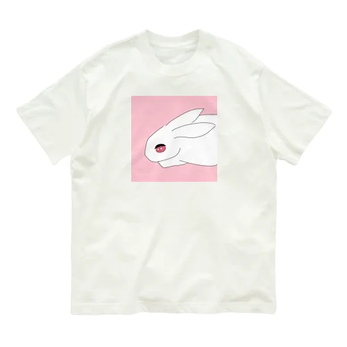 まったりうさぎ オーガニックコットンTシャツ