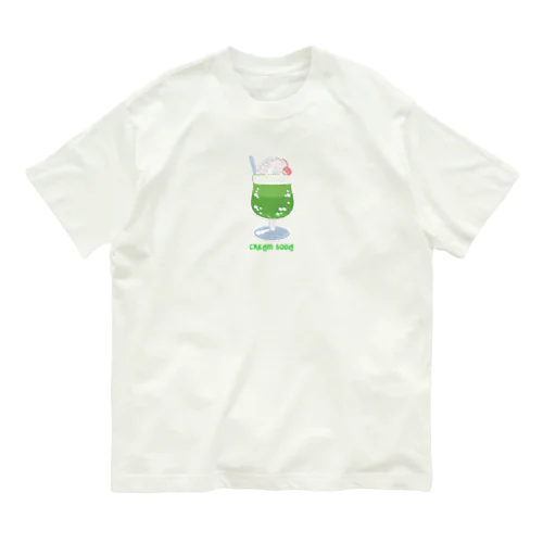 くりいむそおだ Organic Cotton T-Shirt