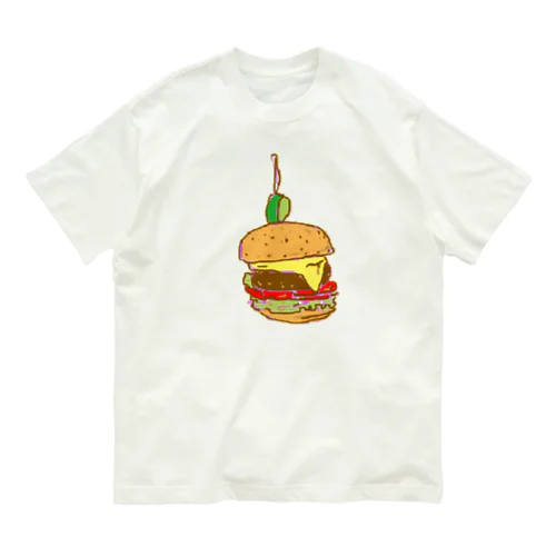 ハンバーガ☆ Organic Cotton T-Shirt