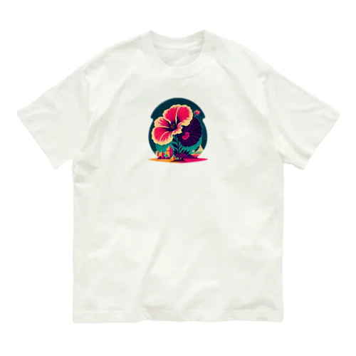 ハイビスカス🌺 Organic Cotton T-Shirt