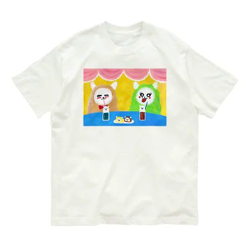 アルパカ×カフェ Organic Cotton T-Shirt