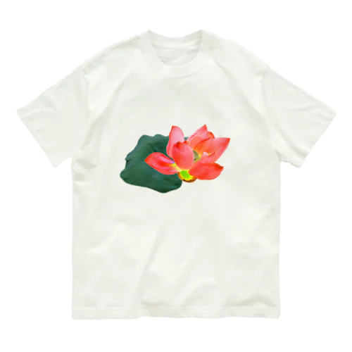 Bloom as you like：orange オーガニックコットンTシャツ