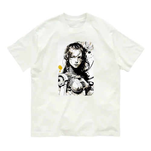 Cyber androi dgirl   ZK1982β Organic Cotton T-Shirt