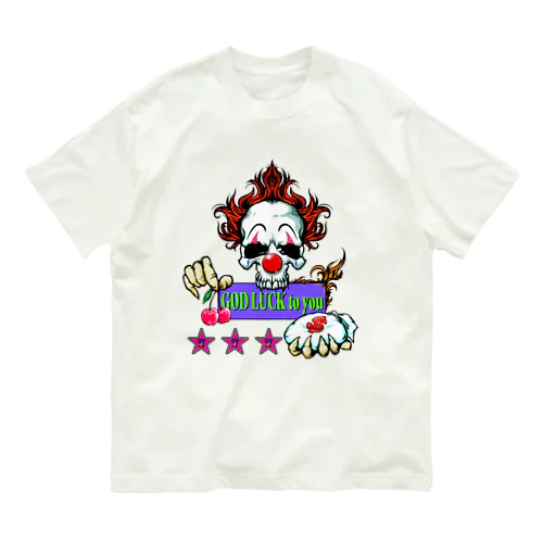 ピエロGOD LUCK to  you🤡✨ Organic Cotton T-Shirt