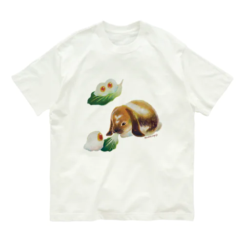 マープルちゃんとめだまやきエイリアン Organic Cotton T-Shirt