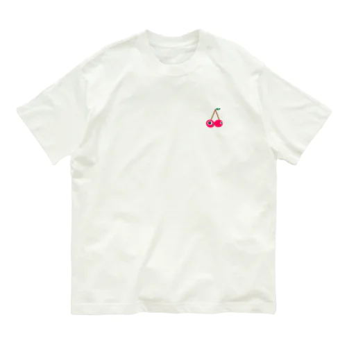 Cherry Girl オーガニックコットンTシャツ