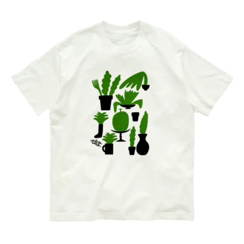 癒しのグリーングリーン オーガニックコットンTシャツ
