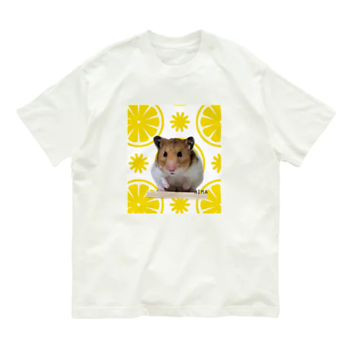 ひま  レモン【RaiNapet】 オーガニックコットンTシャツ