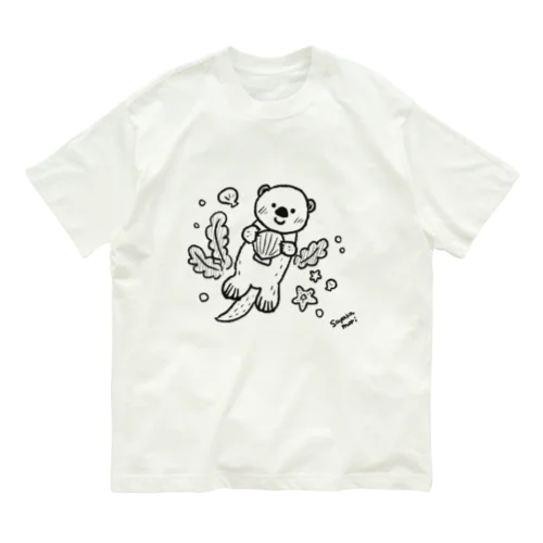 ラッコちゃんグッズ オーガニックコットンTシャツ