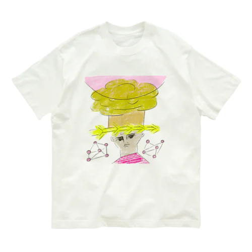 みぎからひだりへすどおり Organic Cotton T-Shirt