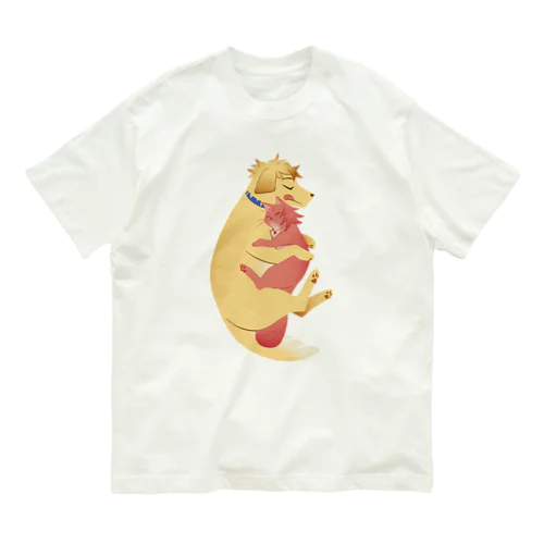 わんにゃんぎゅ Organic Cotton T-Shirt