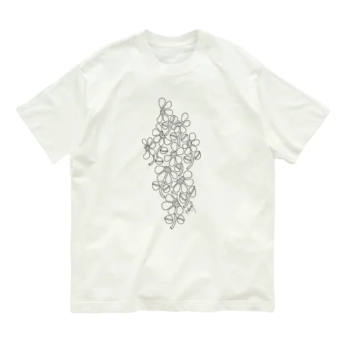 Flowers (WH) Organic Cotton T-Shirt