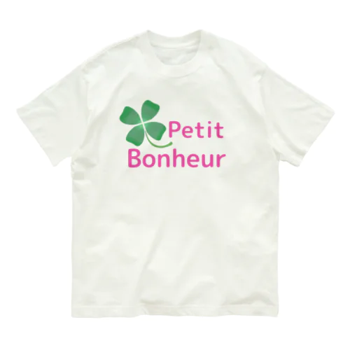 🍀Petit Bonheur-牡丹-  Organic Cotton T-Shirt