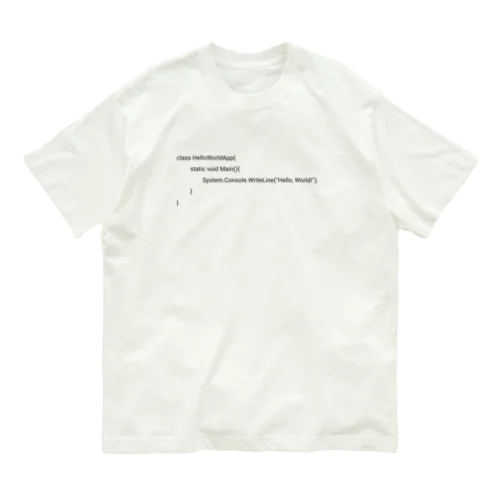 C#くん オーガニックコットンTシャツ