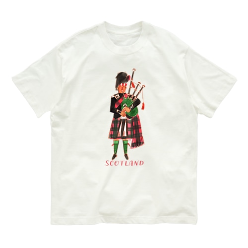 バグパイプ奏者 Organic Cotton T-Shirt
