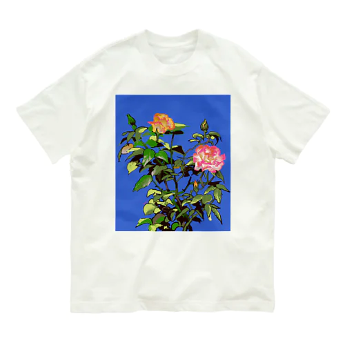 可愛い色のバラ Organic Cotton T-Shirt