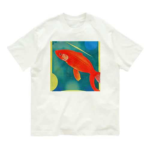 流星金魚 オーガニックコットンTシャツ